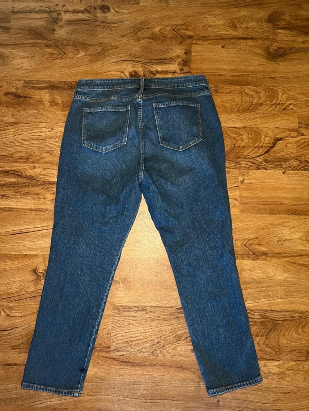 Old Navy High-Rise Vintage Slim Jeans Size 16 Medium Wash Stretch Denim - Picture 4 of 5